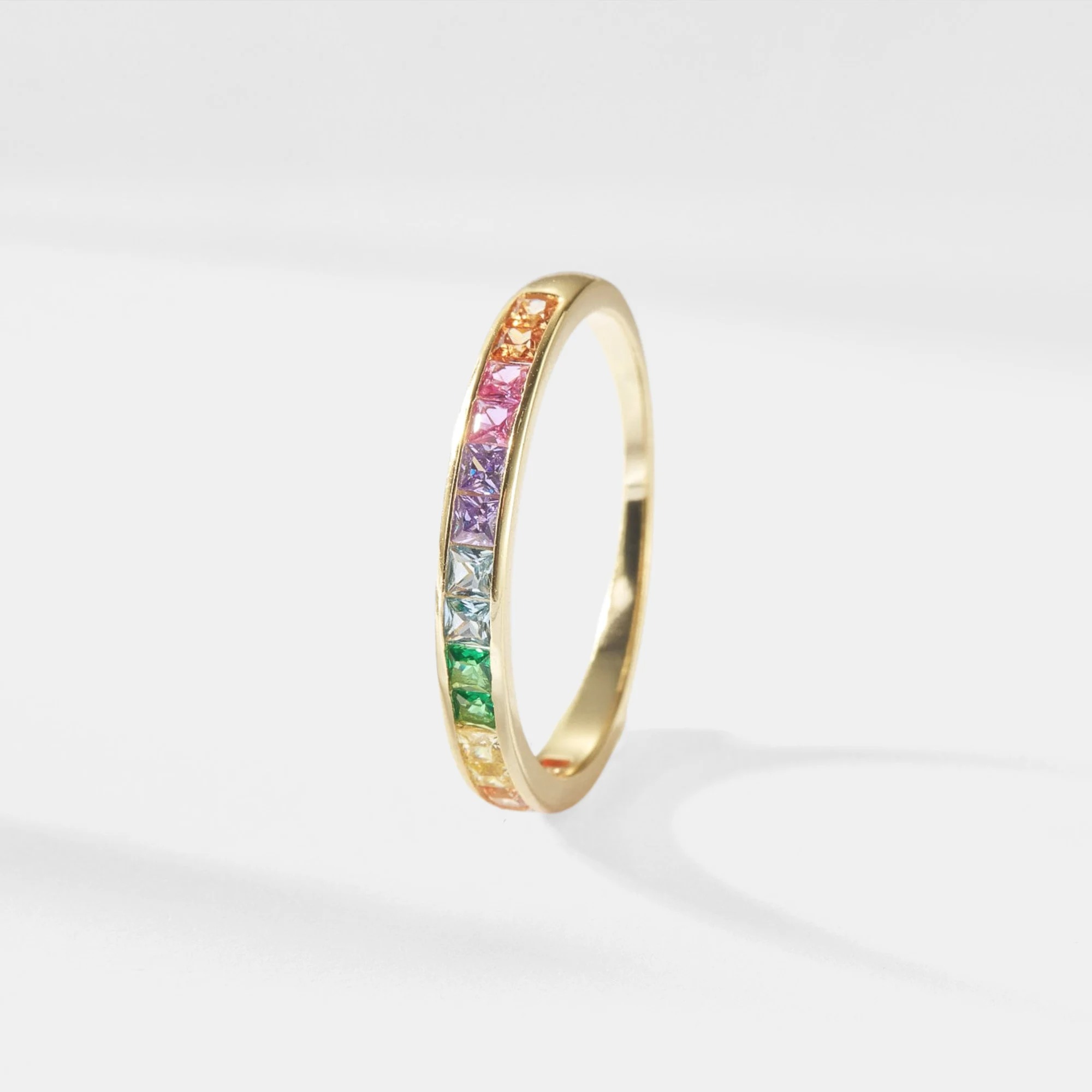 Nhẫn Rainbow Stone